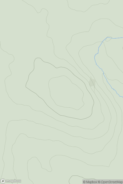 Thumbnail image for Mulfra Hill showing contour plot for surrounding peak
