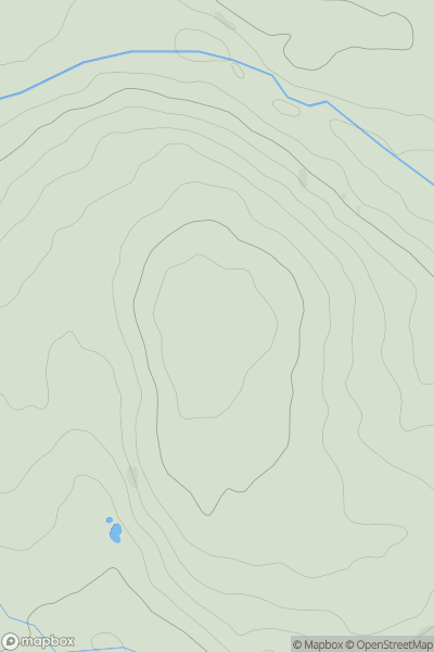 Thumbnail image for Tregearedown Beacon showing contour plot for surrounding peak