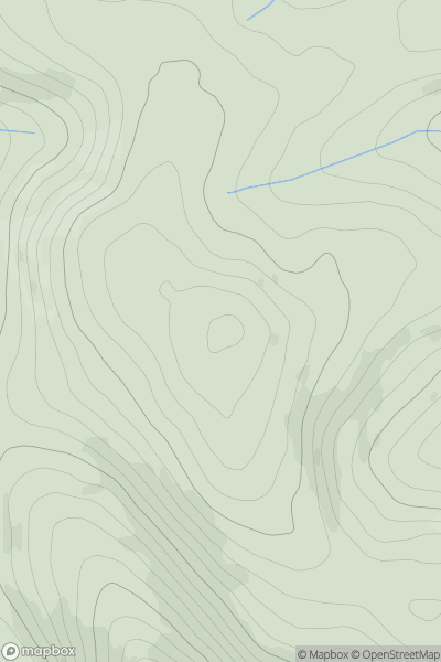 Thumbnail image for Meikledodd Hill showing contour plot for surrounding peak