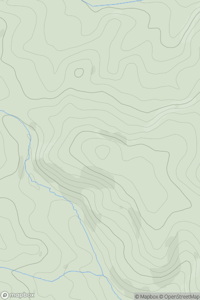 Thumbnail image for Knowle Plantation showing contour plot for surrounding peak