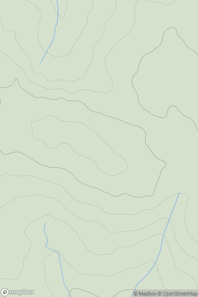 Thumbnail image for Trevadlock Hill showing contour plot for surrounding peak