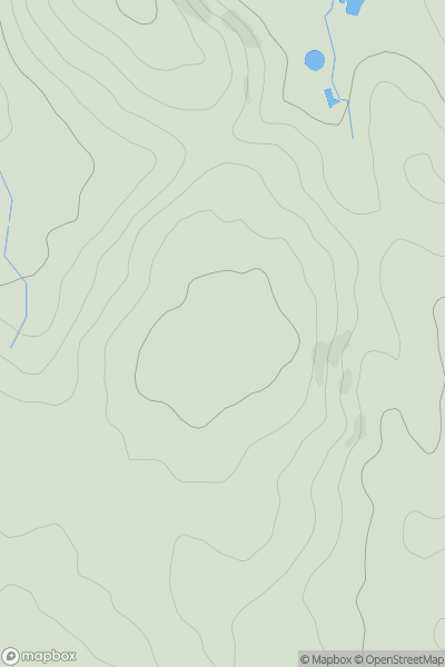 Thumbnail image for Lanlivery Hill showing contour plot for surrounding peak