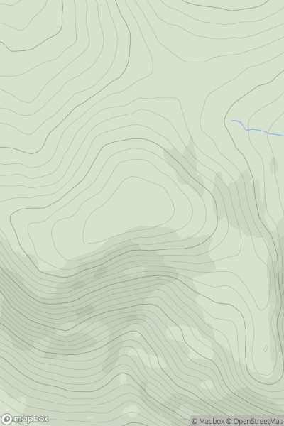Thumbnail image for Alhang showing contour plot for surrounding peak