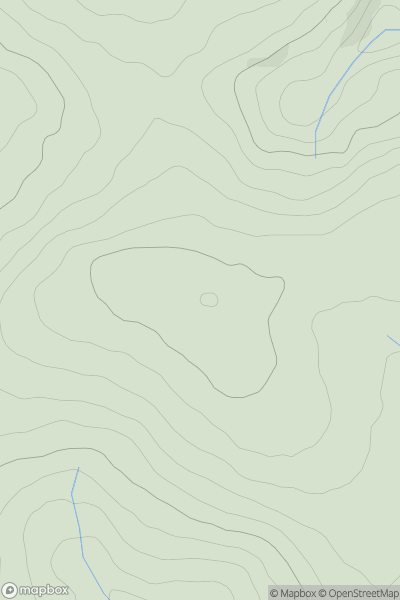 Thumbnail image for Bury Down showing contour plot for surrounding peak