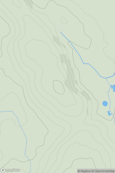 Thumbnail image for Crift Downs showing contour plot for surrounding peak