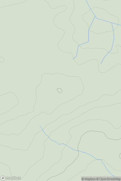 Thumbnail image for Hollacombe Hill showing contour plot for surrounding peak