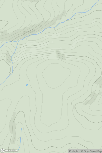 Thumbnail image for Bulkamore Hill showing contour plot for surrounding peak