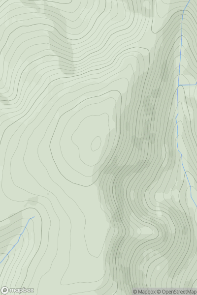 Thumbnail image for East Mount Lowther showing contour plot for surrounding peak