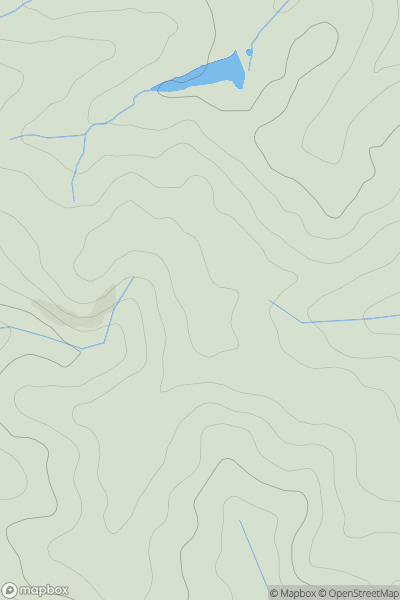 Thumbnail image for Holeland Hill showing contour plot for surrounding peak