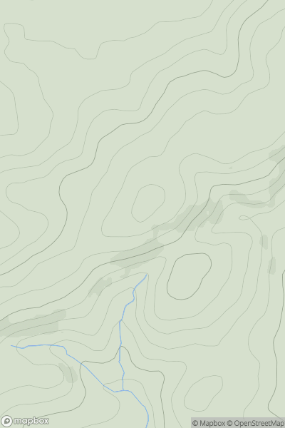 Thumbnail image for Creek Beacon showing contour plot for surrounding peak