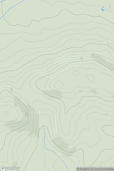 Thumbnail image for Ingsdon Hill showing contour plot for surrounding peak