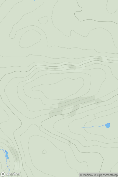 Thumbnail image for Hillersdon Wood showing contour plot for surrounding peak