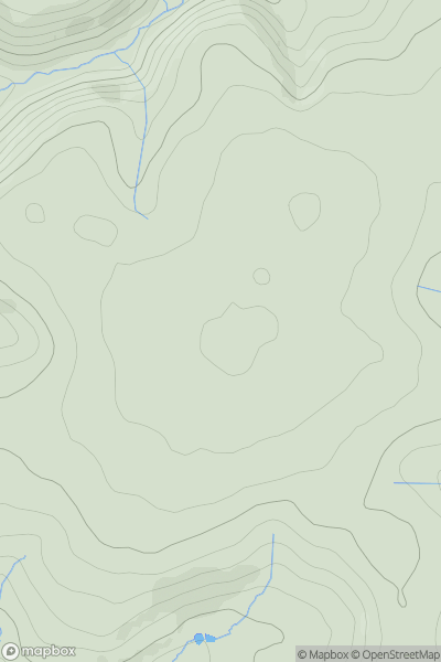 Thumbnail image for Long Downs showing contour plot for surrounding peak