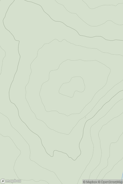 Thumbnail image for Denzell Downs showing contour plot for surrounding peak