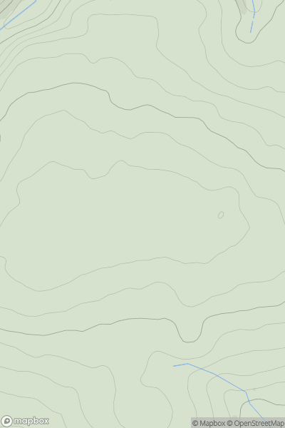 Thumbnail image for Hustyn Downs showing contour plot for surrounding peak