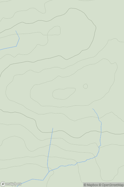 Thumbnail image for Henacroft Hill showing contour plot for surrounding peak