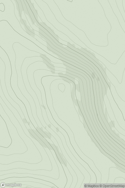 Thumbnail image for Jedburgh Knees showing contour plot for surrounding peak