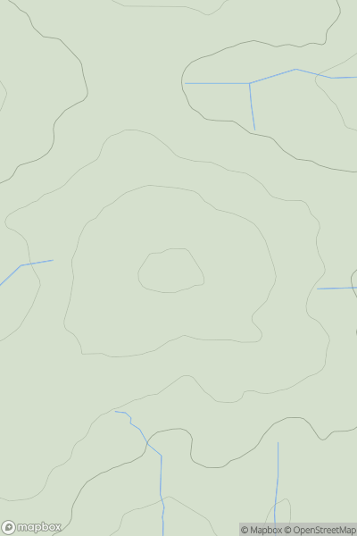 Thumbnail image for Clubworthy Hill showing contour plot for surrounding peak