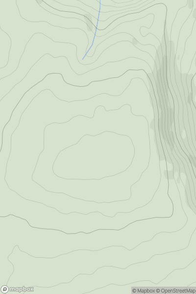 Thumbnail image for Gunoak Hill showing contour plot for surrounding peak