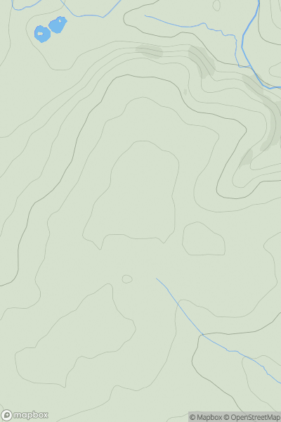 Thumbnail image for Cutwellcombe Hill showing contour plot for surrounding peak