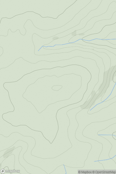Thumbnail image for Stert Hill showing contour plot for surrounding peak