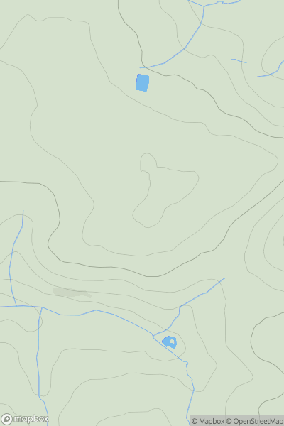 Thumbnail image for High Down showing contour plot for surrounding peak