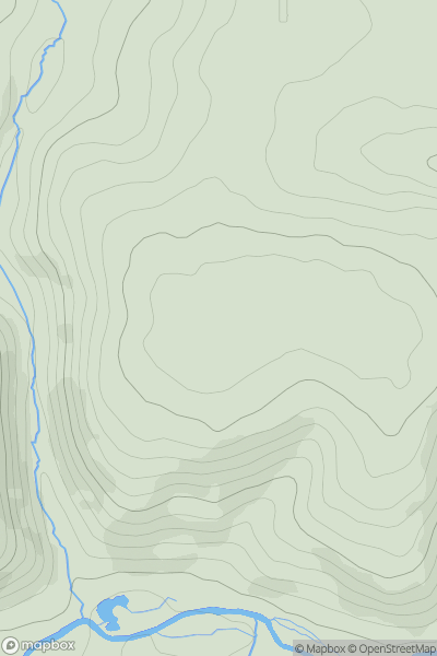 Thumbnail image for Cross Hill showing contour plot for surrounding peak