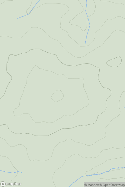 Thumbnail image for Brightmans Hill showing contour plot for surrounding peak