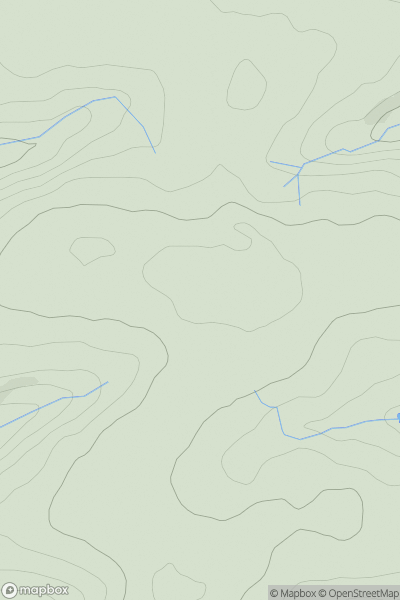 Thumbnail image for Killigorrick Hill showing contour plot for surrounding peak