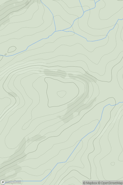 Thumbnail image for Beardon Hill showing contour plot for surrounding peak