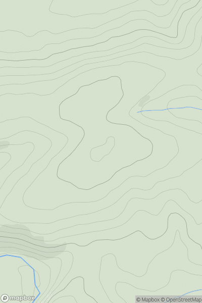 Thumbnail image for Copperthorn Cross showing contour plot for surrounding peak