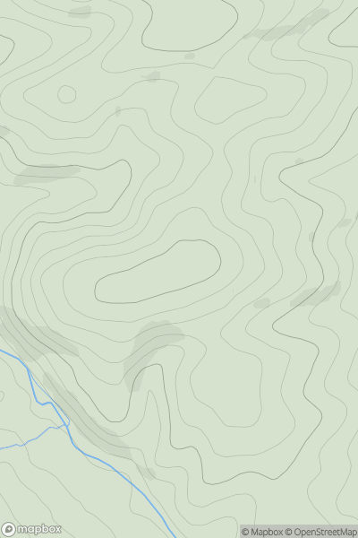 Thumbnail image for Reedy Hill showing contour plot for surrounding peak