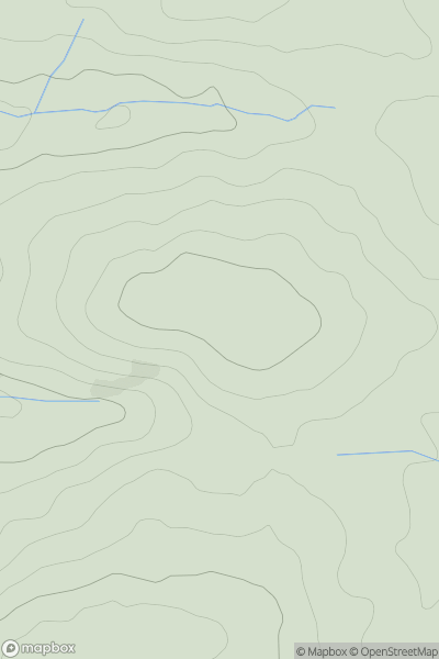 Thumbnail image for Highbury Hill showing contour plot for surrounding peak