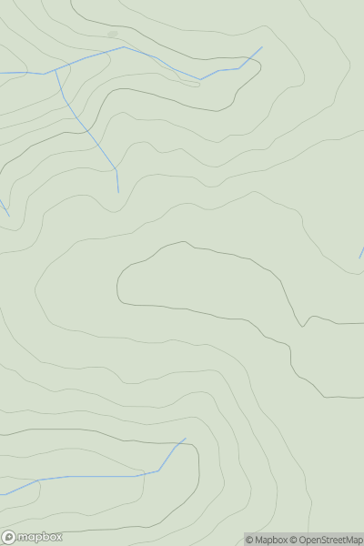 Thumbnail image for Kite's Nest Hill showing contour plot for surrounding peak