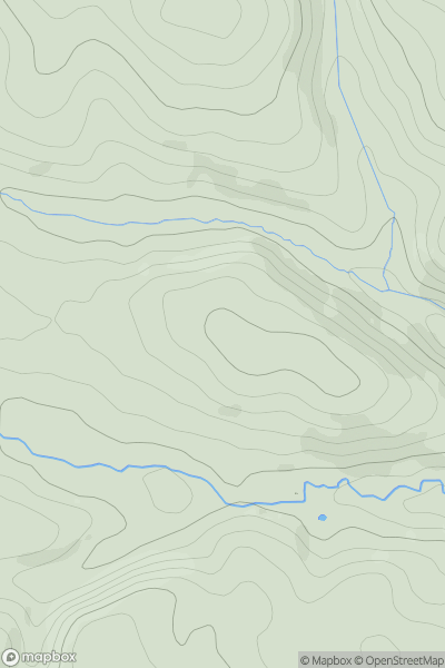Thumbnail image for Hawson Court showing contour plot for surrounding peak