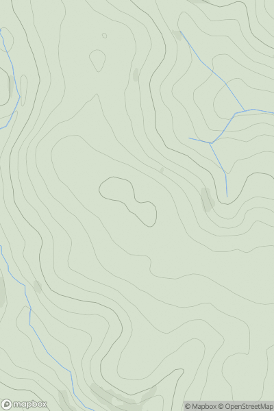 Thumbnail image for Trewoodgate Hill showing contour plot for surrounding peak