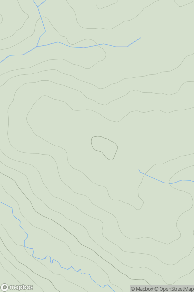 Thumbnail image for Trillacott Hill showing contour plot for surrounding peak