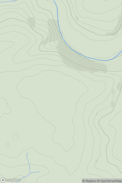 Thumbnail image for Potheridge Hill showing contour plot for surrounding peak