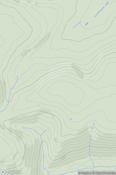 Thumbnail image for Brixham Hill showing contour plot for surrounding peak