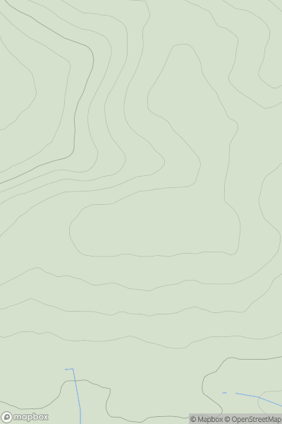 Thumbnail image for Carland Cross Hill showing contour plot for surrounding peak