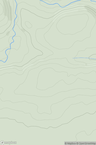 Thumbnail image for Coldridge Hill showing contour plot for surrounding peak