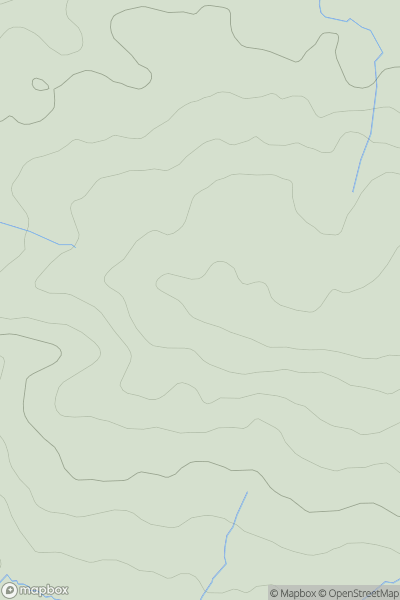 Thumbnail image for Hatherleigh Moor showing contour plot for surrounding peak