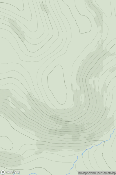 Thumbnail image for Dugland showing contour plot for surrounding peak