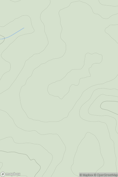 Thumbnail image for Seven Stones Hill showing contour plot for surrounding peak