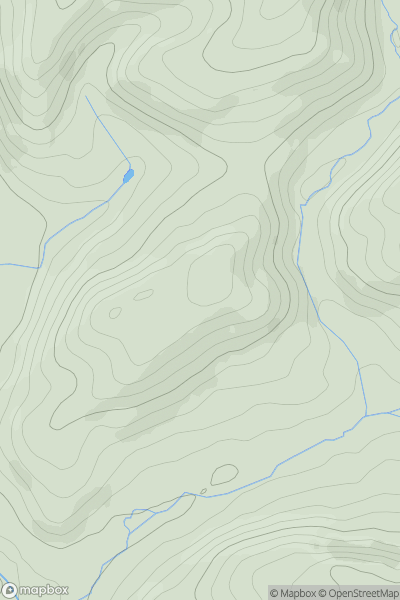 Thumbnail image for Ashton Hill showing contour plot for surrounding peak