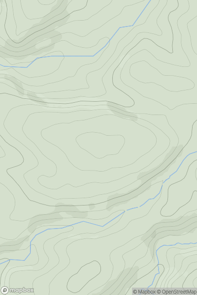 Thumbnail image for Trusham Hill showing contour plot for surrounding peak