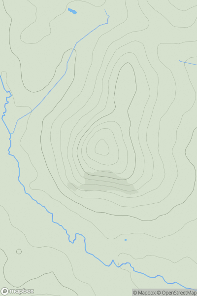 Thumbnail image for Torcorn Hill showing contour plot for surrounding peak