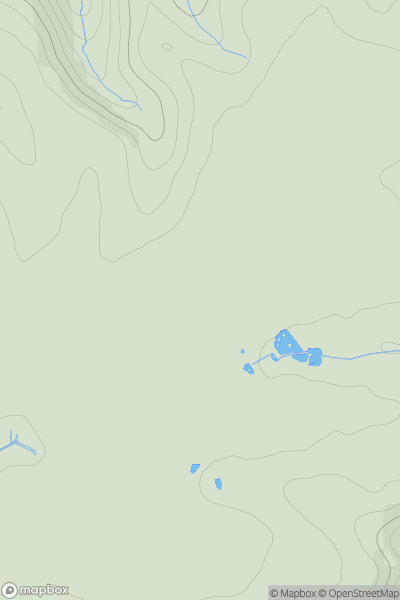 Thumbnail image for Knowle Fork showing contour plot for surrounding peak