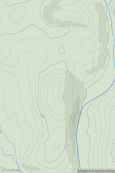 Thumbnail image for Castlepark Hill showing contour plot for surrounding peak
