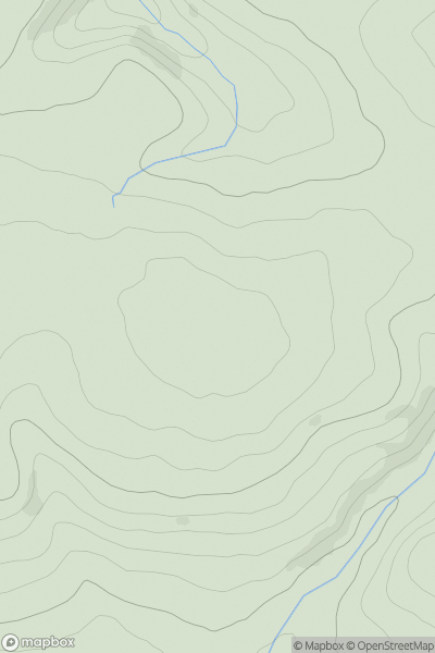 Thumbnail image for St Endellion Hill showing contour plot for surrounding peak